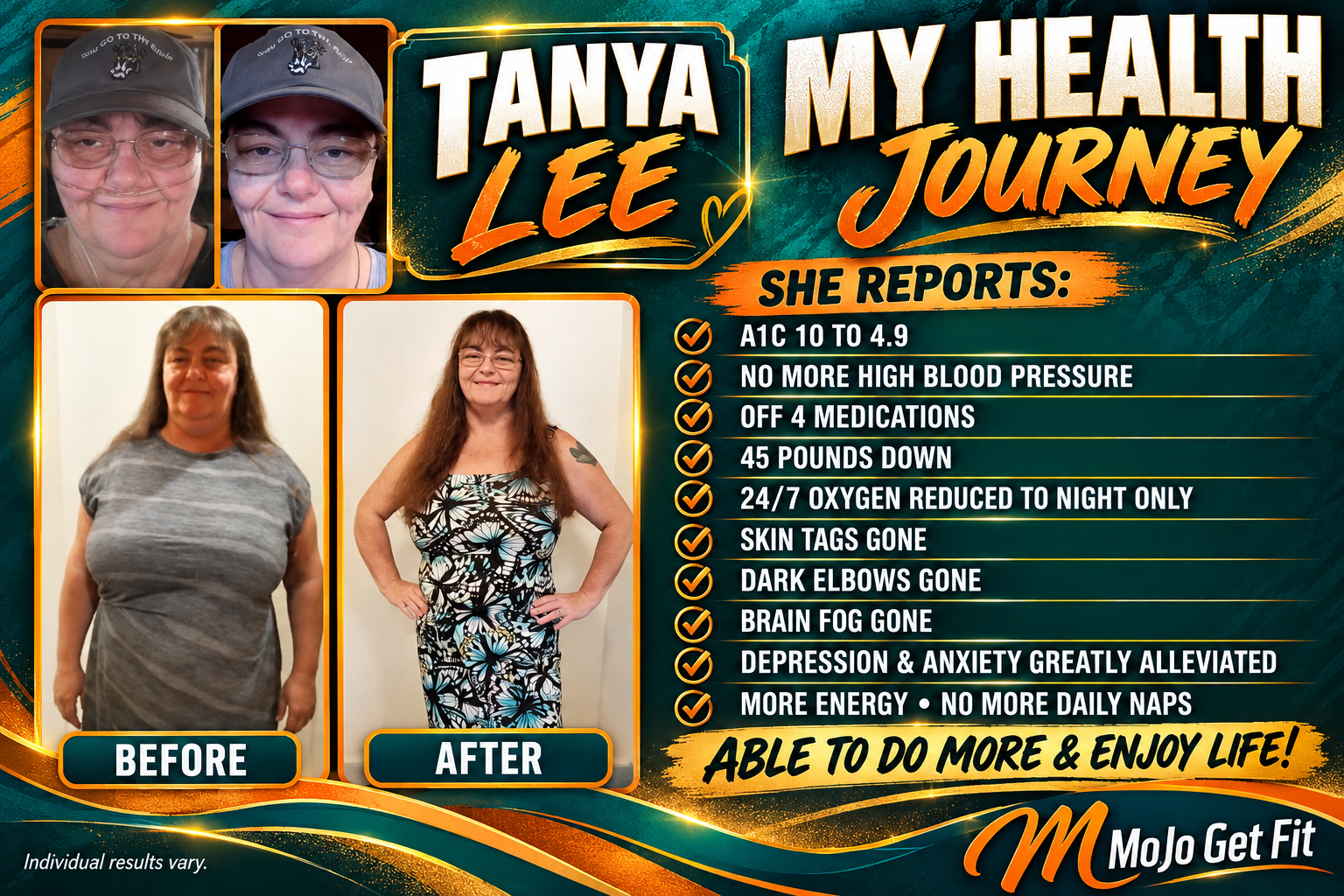 Tanya Lee, health journey story